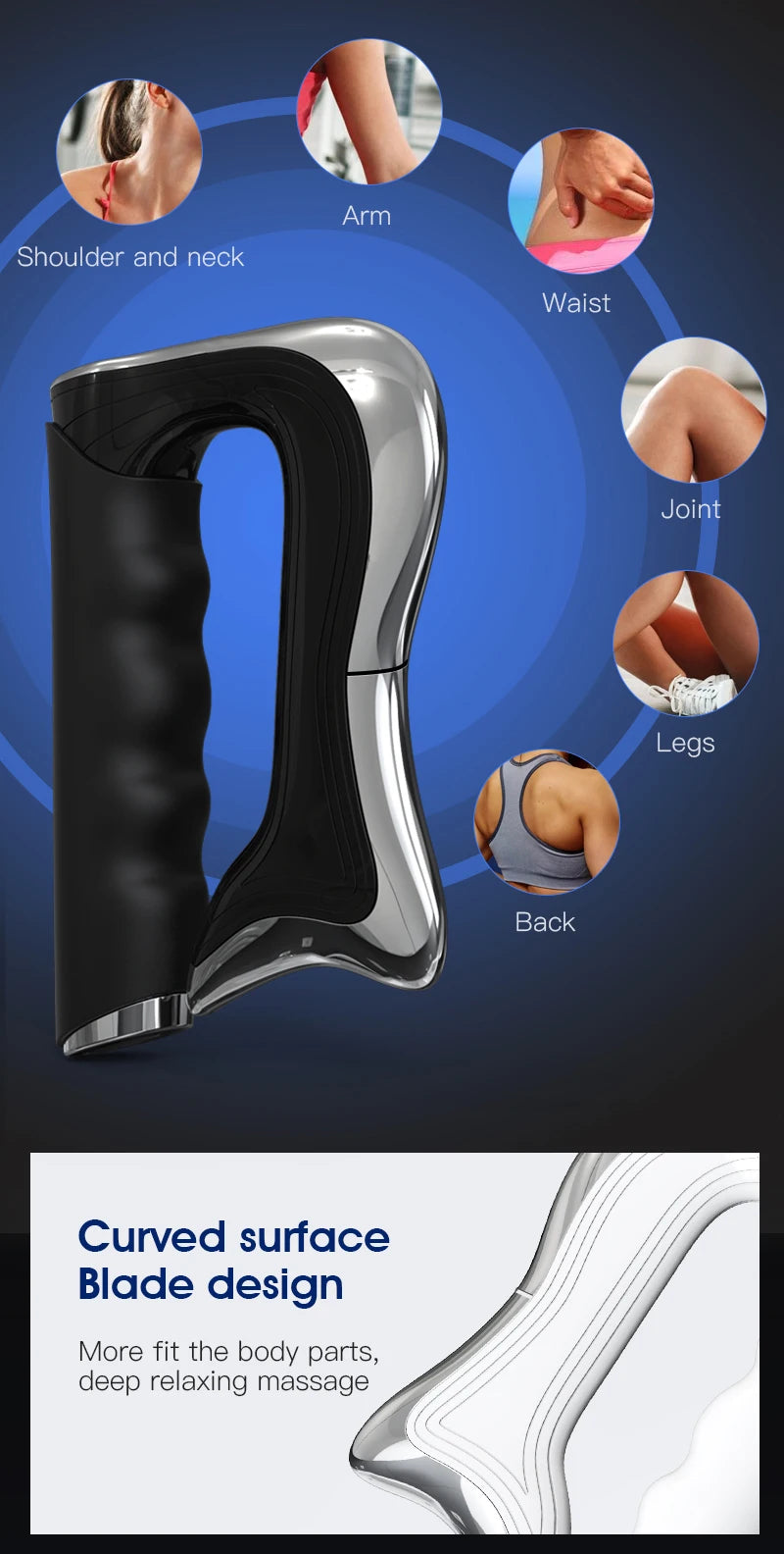Electric Muscle Scraping and Gua Sha Massager Tool - 15