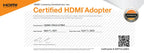 Mini HDMI Male to HDMI Female 4K Adapter Cable