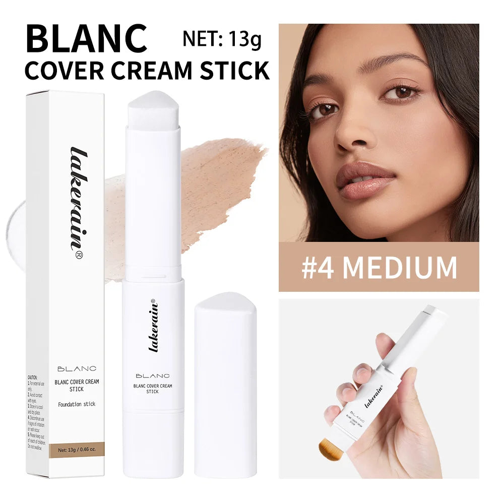 Full Coverage Cream Foundation Stick with Detachable Brush - 26