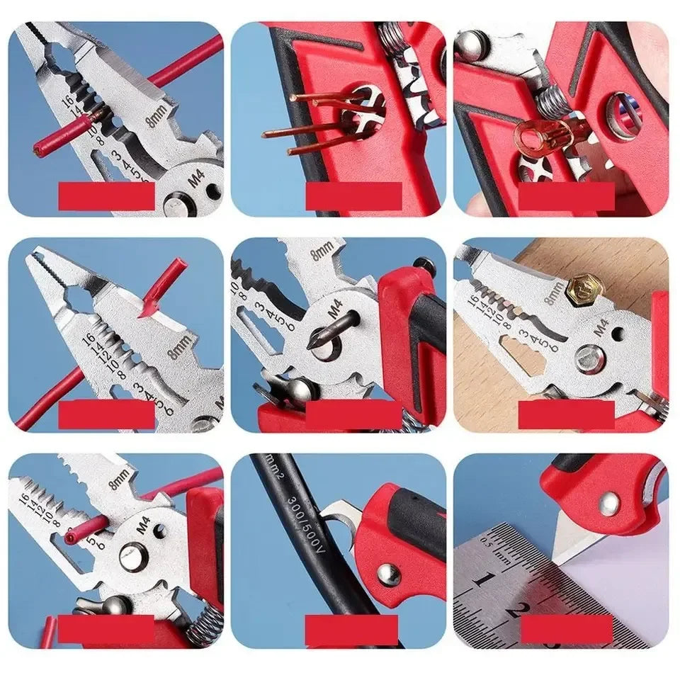 18-in-1 Multifunction Wire Stripper, Cutter, and Crimping Tool - 5