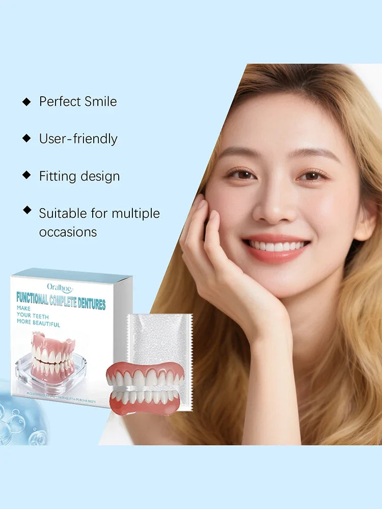 Instant Silicone Veneer Dentures for a Confident Smile