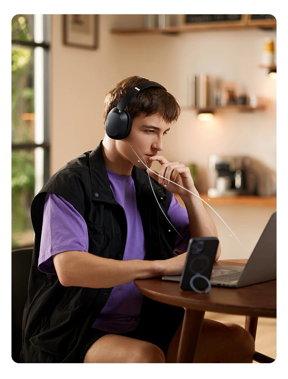 Wireless Noise Cancelling Headphones with 75H Battery & Spatial Audio