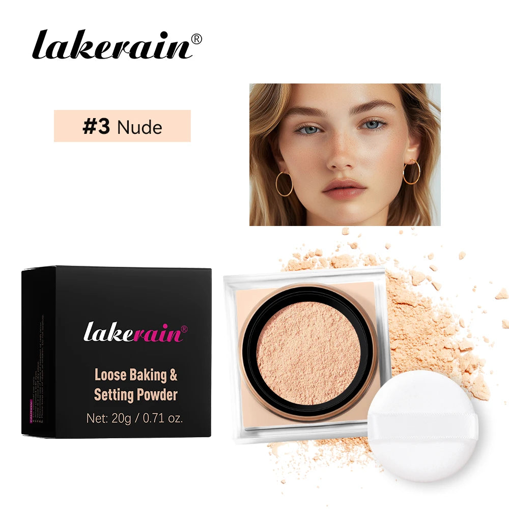 Matte Finish Oil-Control Loose Setting Powder