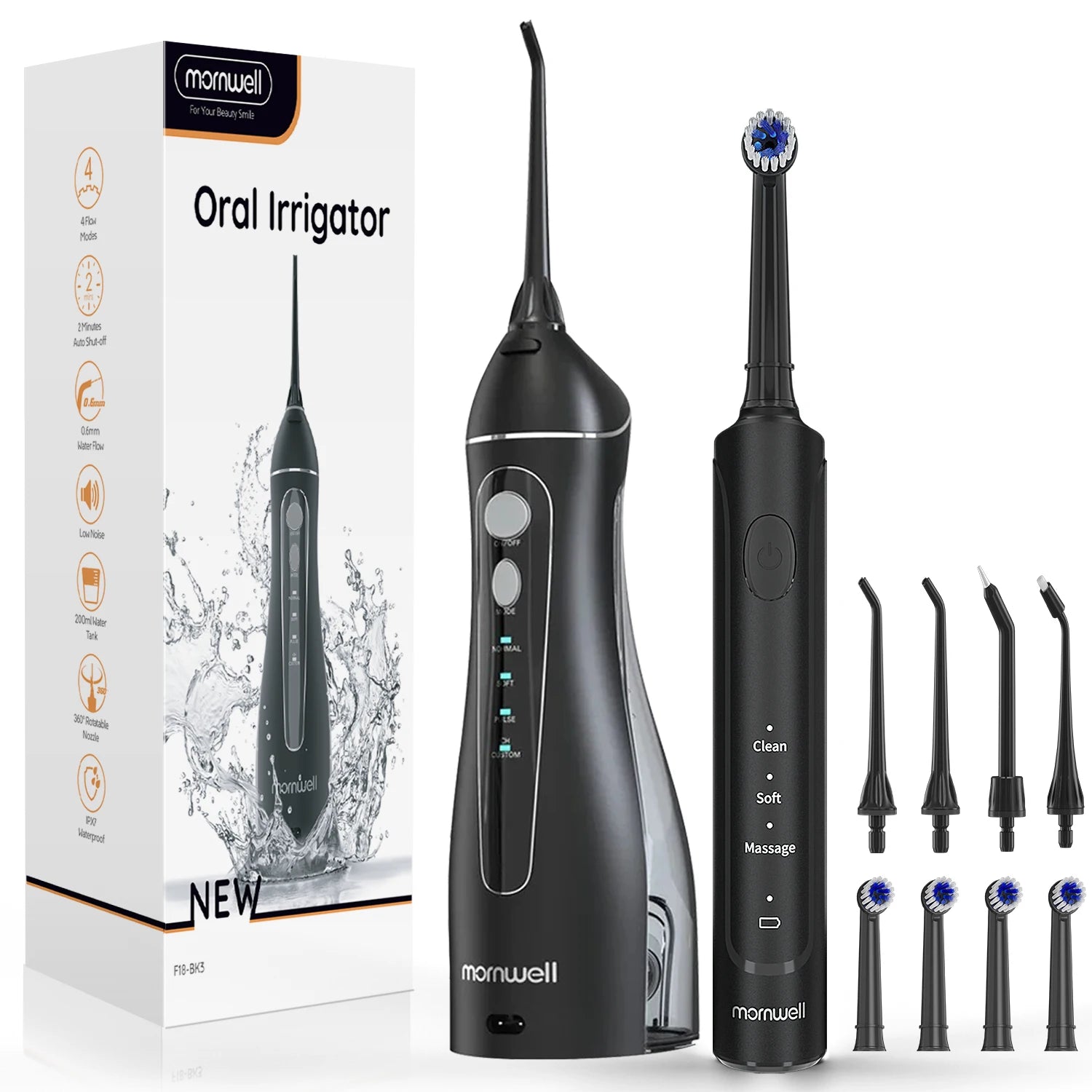 Electric Water Flosser and Toothbrush Oral Care Set - 16