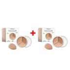 3-Color Cream Concealer Palette for Dark Circles and Blemishes