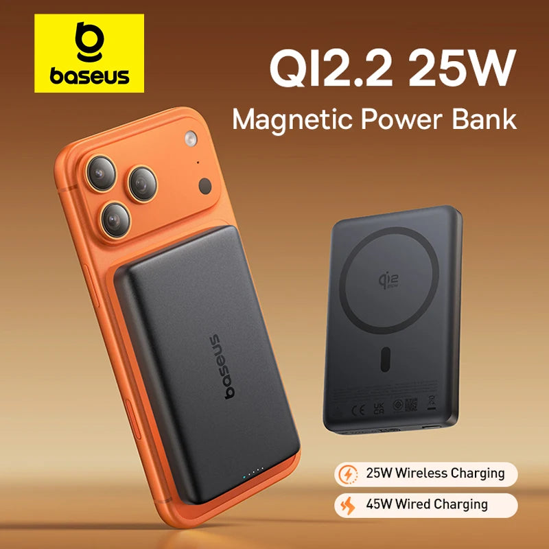 10000mAh Magnetic Wireless Power Bank 45W Fast Charging