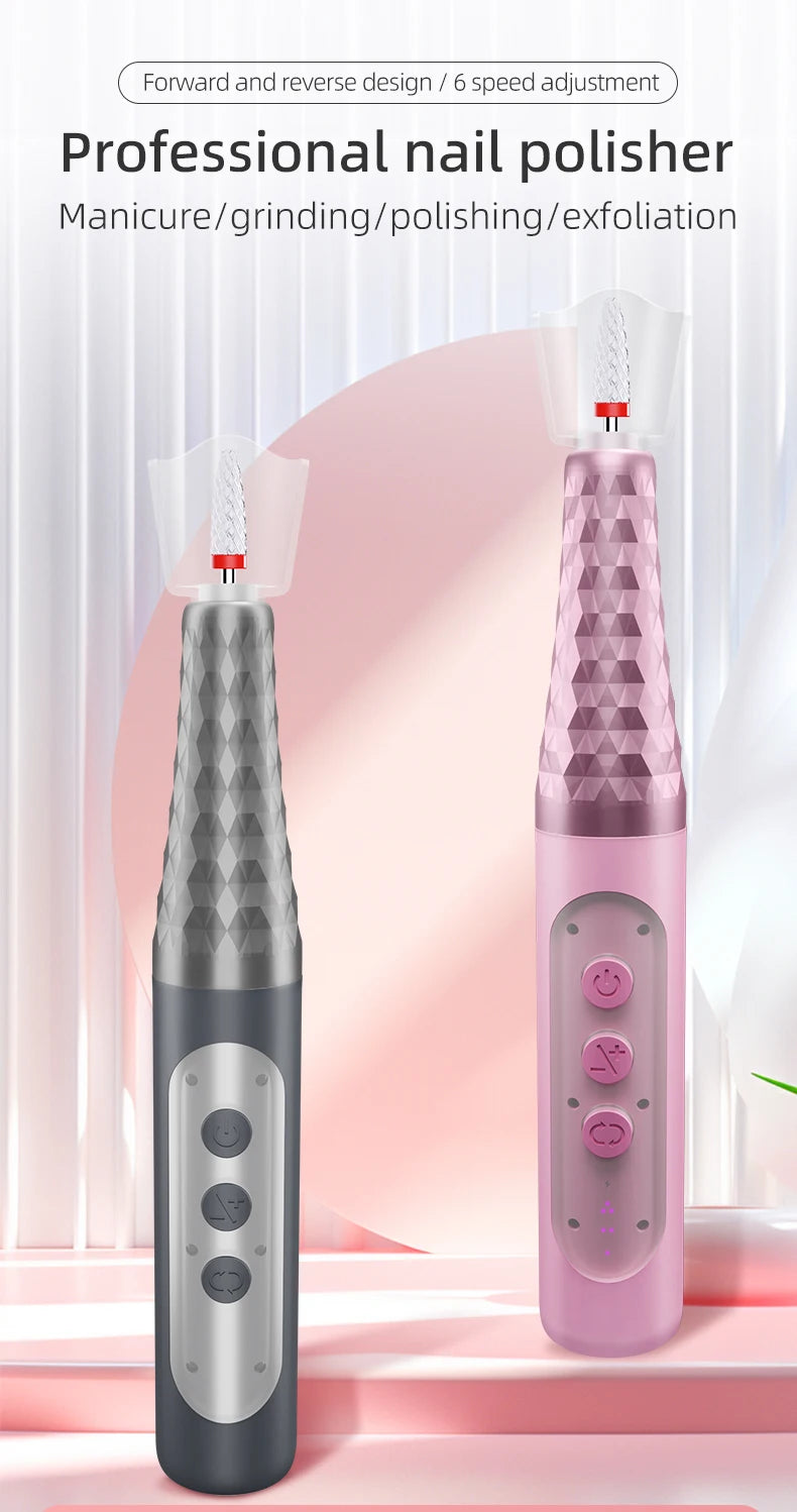 Cordless Electric Nail Drill Kit for Manicure and Pedicure