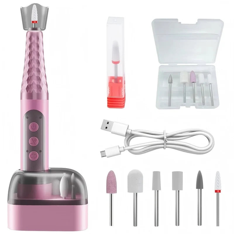 Cordless Electric Nail Drill Kit for Manicure and Pedicure - 17