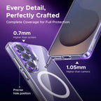 Magnetic Clear Case for Samsung Galaxy S26 Ultra