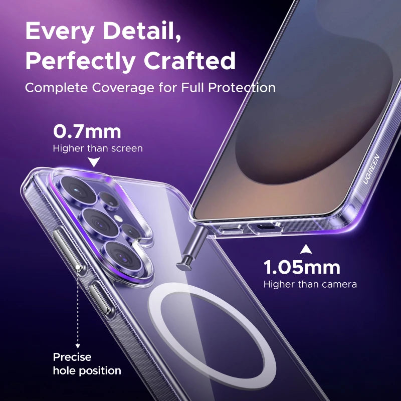 Magnetic Clear Case for Samsung Galaxy S26 Ultra