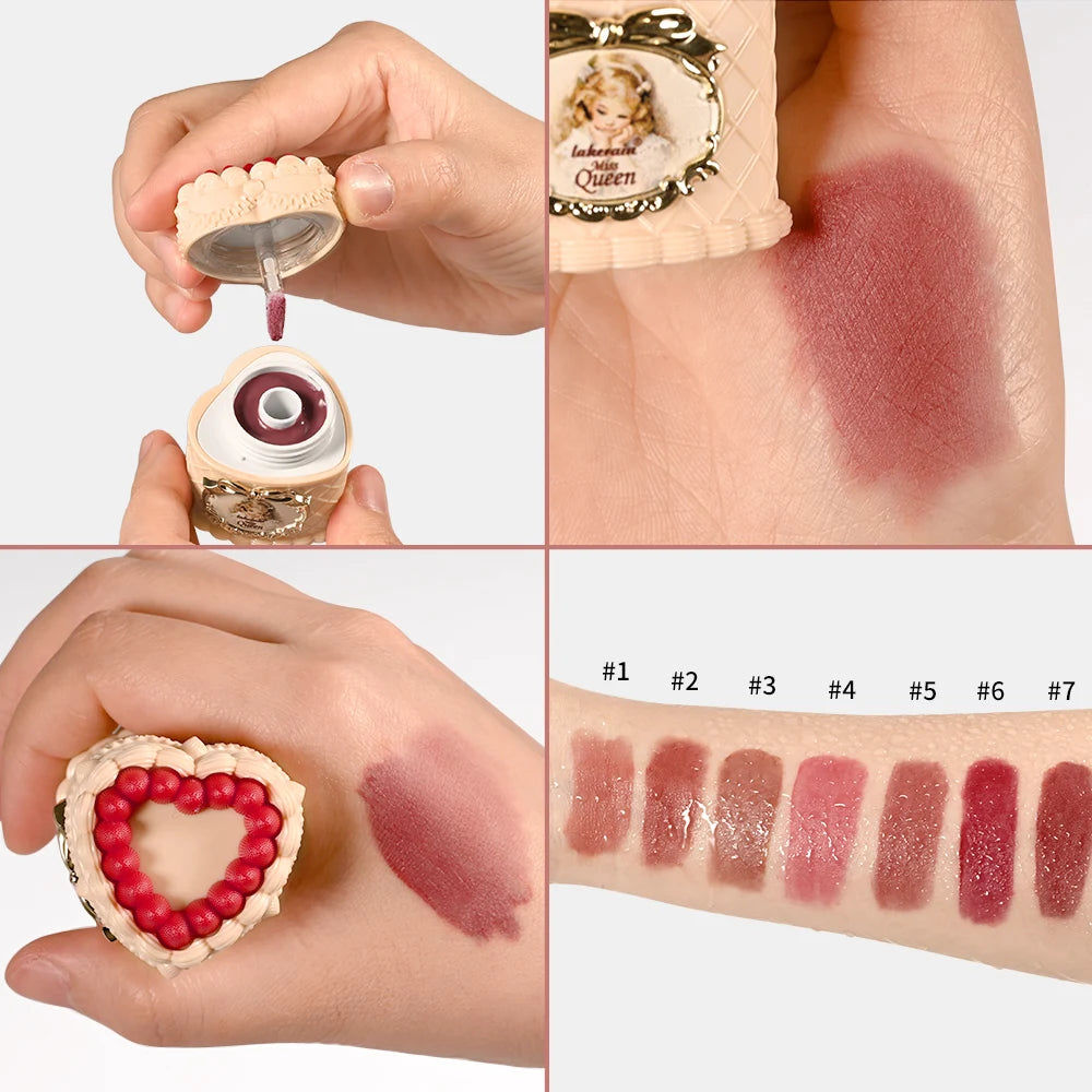 Velvet Matte Strawberry Lip Cream - 4