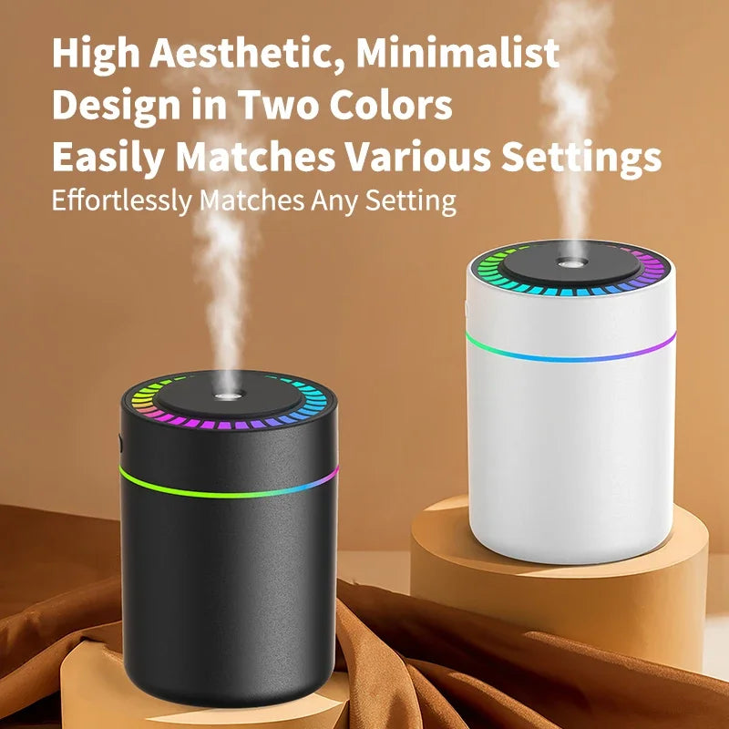 Portable Mini USB Air Humidifier and Essential Oil Diffuser