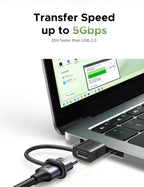USB-A to USB-C OTG Data Transfer Adapter