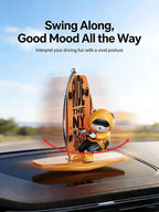 Sliding Bear Car Dashboard Ornament Decoration