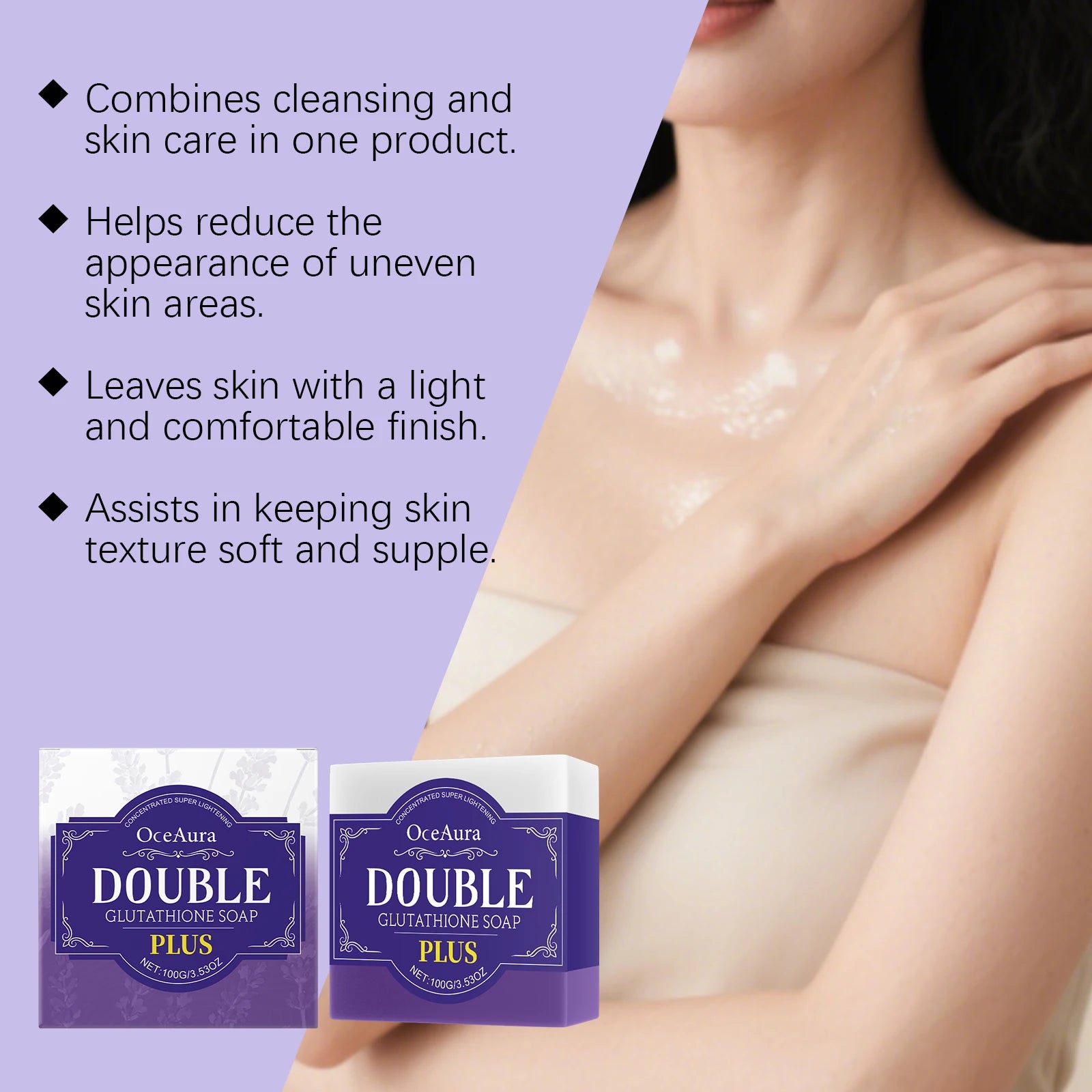 Lavender Cleansing Soap Bar for Oil Control and Soft Skin - 11