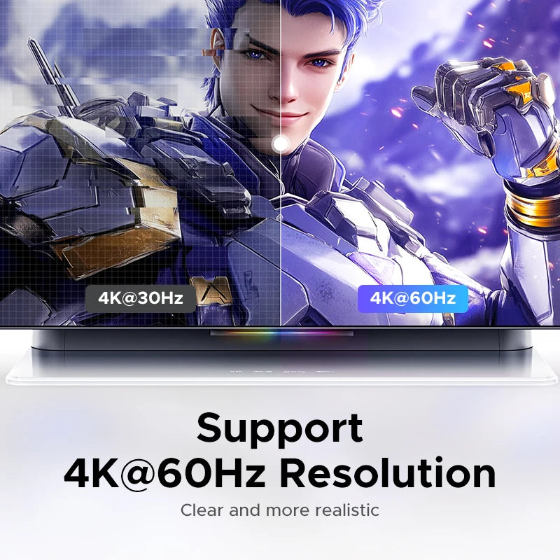 4K 60Hz HDMI and USB-C 2-in-1 Switcher for Dual Device Setup - 3