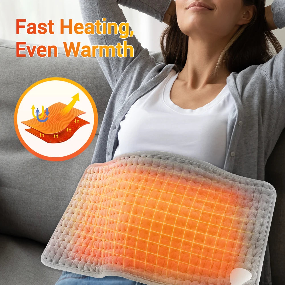 Electric Heating Pad with Waist Belt for Pain Relief and Warmth - 7