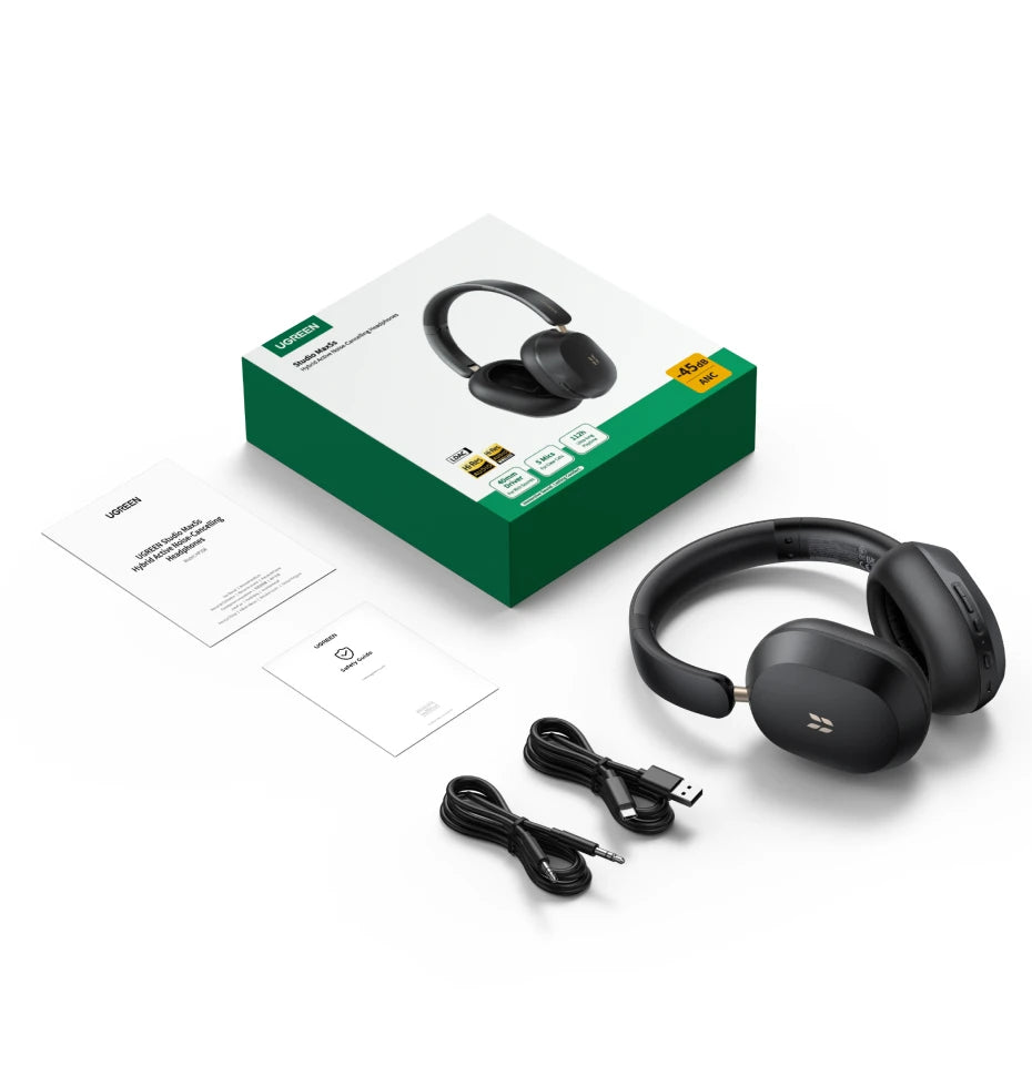 Wireless Noise Canceling Over-Ear Headphones with 112H Battery - 25