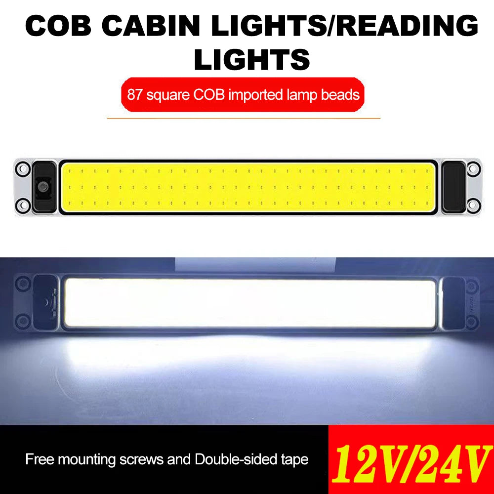 12V 24V COB LED Interior Roof Light Panel for Truck and Vehicle