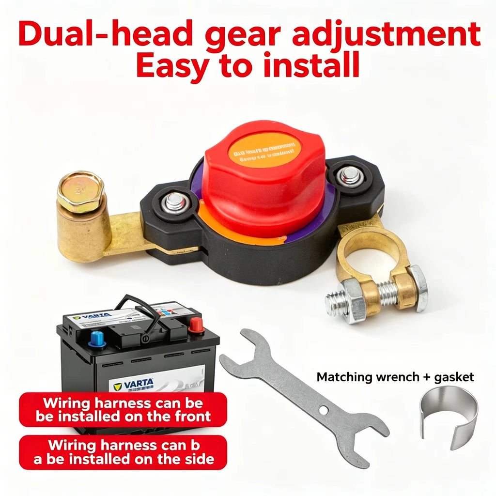 12V-24V Battery Master Disconnect Kill Switch for Vehicles