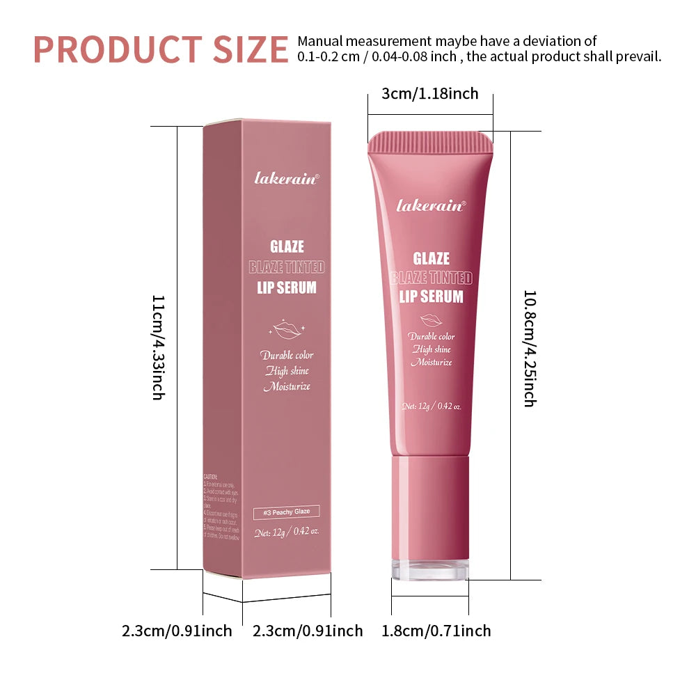 Hydrating Tinted Lip Serum for Plump and Glossy Lips - 10