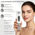 Hydrating Pore Vacuum Blackhead Remover with 6 Suction Heads