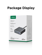 65W GaN 5-Port USB-C Desktop Fast Charger