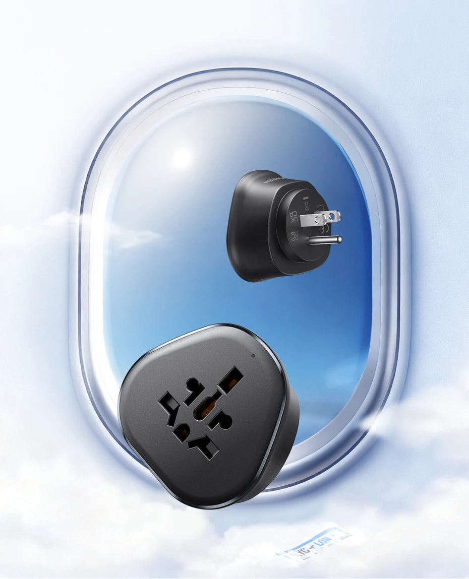 Universal International Travel Power Adapter for Worldwide Use