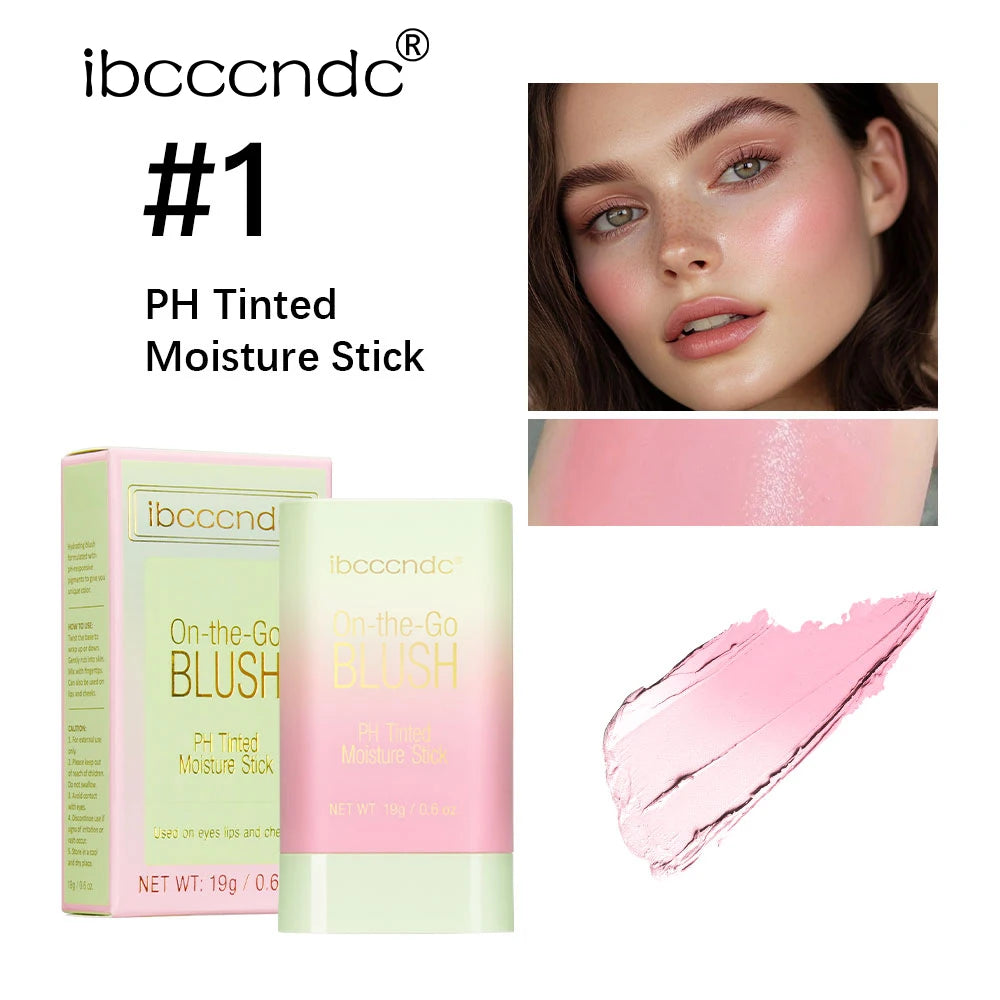 Tinted Moisturizing Blush Stick for Cheeks and Lips