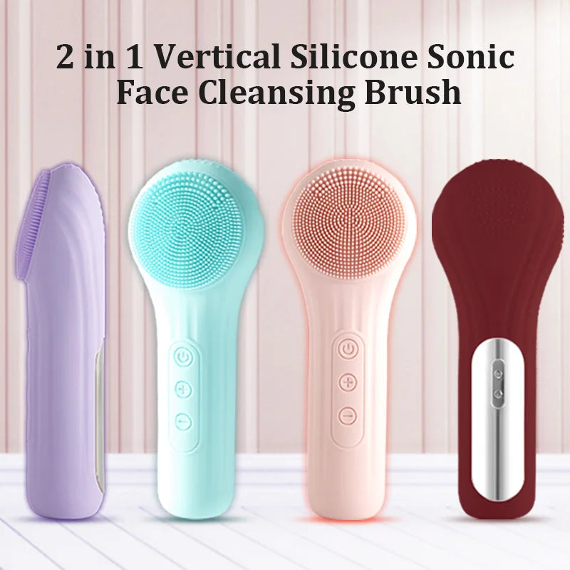 Sonic Electric Facial Cleansing and Massaging Brush