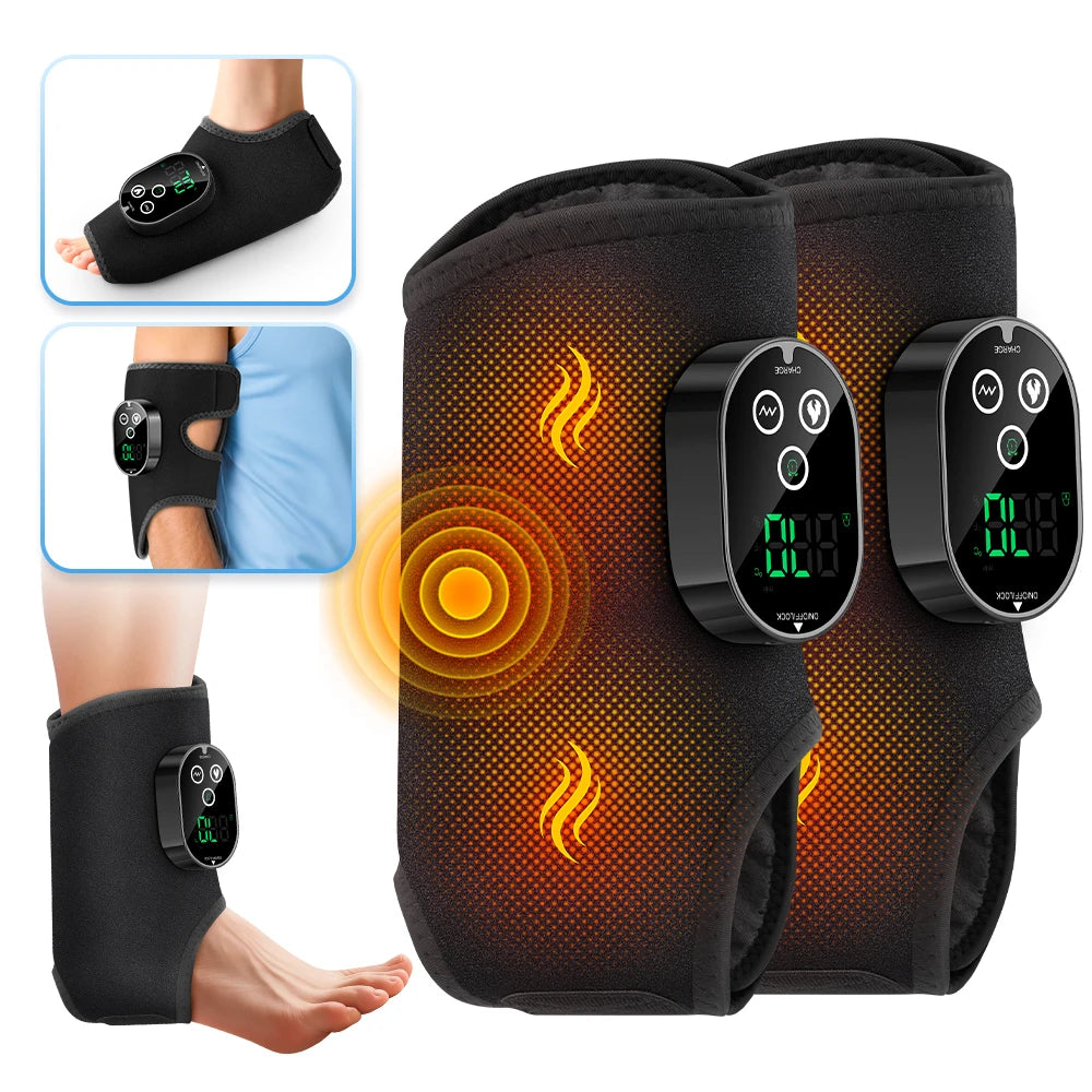 Heated Vibration Massager for Ankle, Calf, and Foot