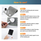 Electric Heating Pad for Body Pain Relief