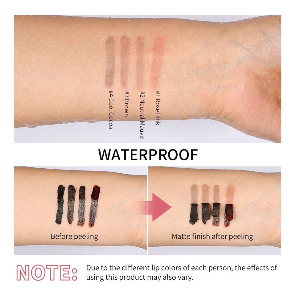 Waterproof Peel-Off Lip Liner Tattoo Stain