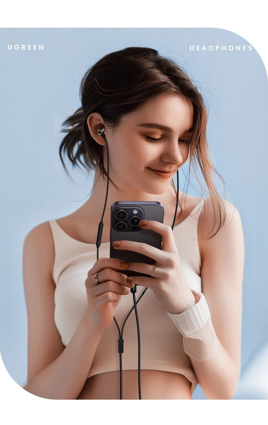 Hi-Fi Wired Earbuds with 3.5mm and USB-C Connectors - 21