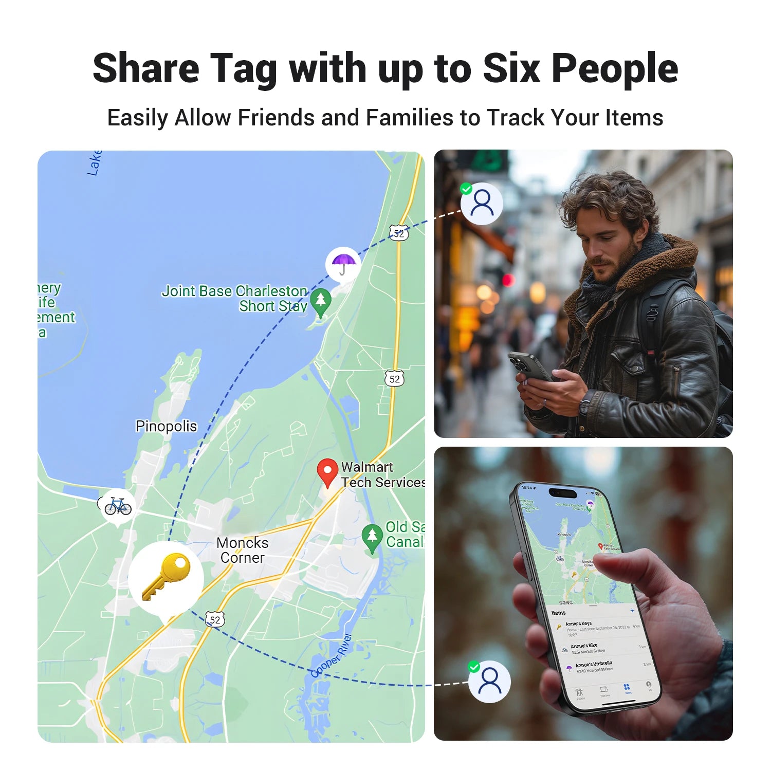 Smart Bluetooth Item Tracker for Apple Find My Network - 13