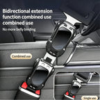 Universal Car Seat Belt Extender Buckle Clip 2 Piece Set