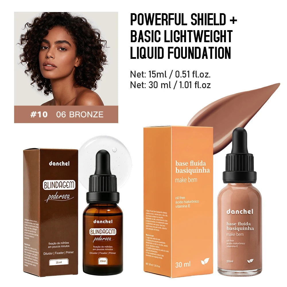 Liquid Foundation and Primer Makeup Set - 26
