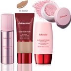 4-Piece Long-Lasting Matte Makeup Face Base and Setting Set