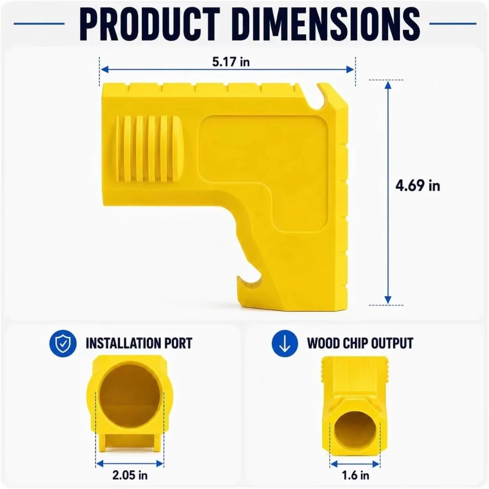 2.05-Inch Table Saw Dust Collection Adapter