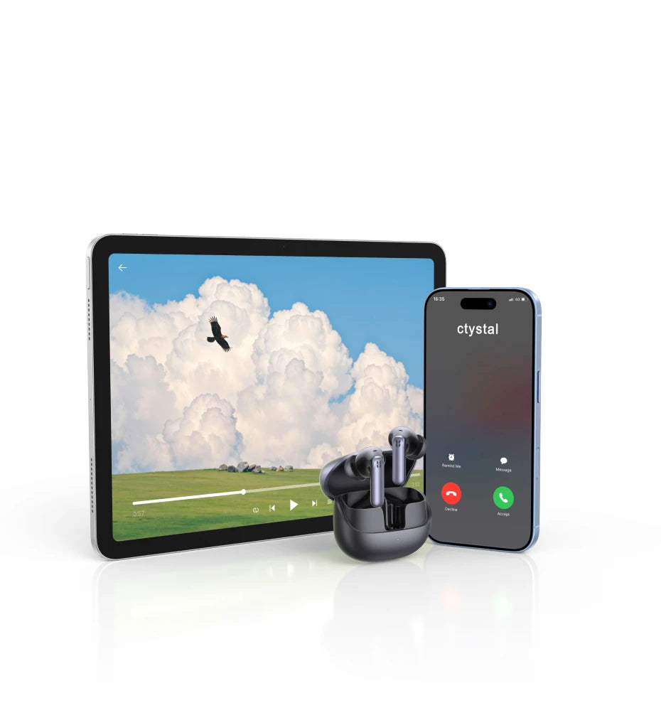 Wireless Noise Cancelling Earbuds with Adaptive ANC and 50H Battery - 18