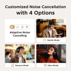 Wireless Noise Cancelling Bluetooth Headphones with Hi-Res Audio