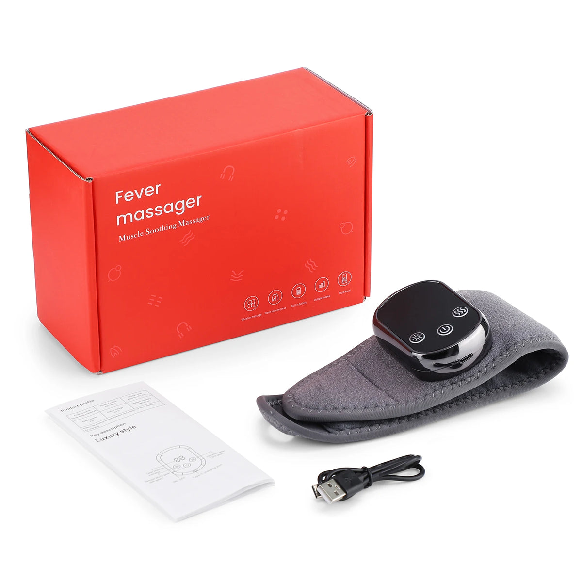 Heated Wrist Brace with Adjustable Vibration Massage