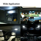 42 Piece 12V LED Interior Car Light Bulb Kit T10 and 1156 Assortment