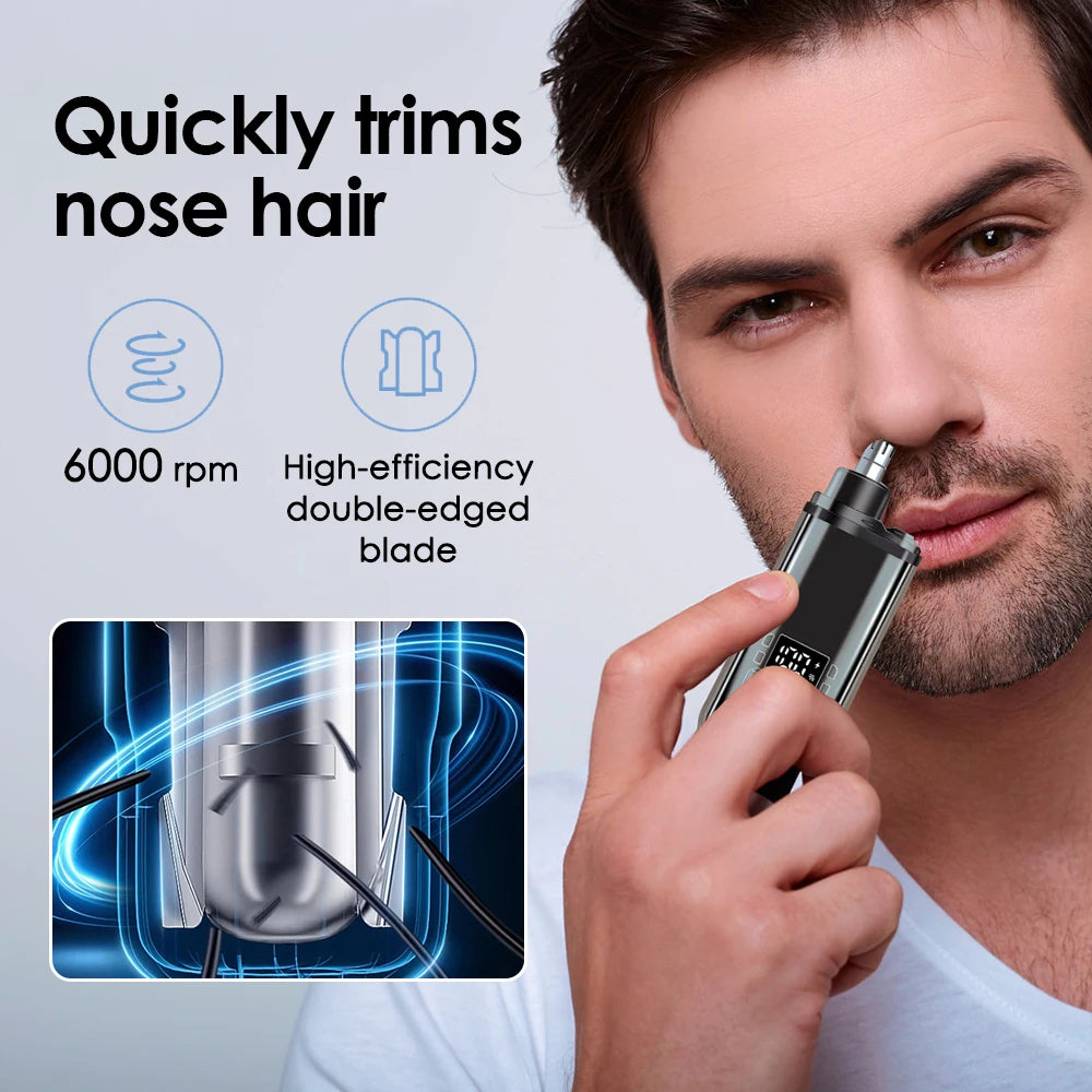 Portable Electric Nose Hair Trimmer for Men and Women - 2