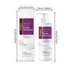 Purple Hair Mask and Shampoo Set for Color Protection and Repair