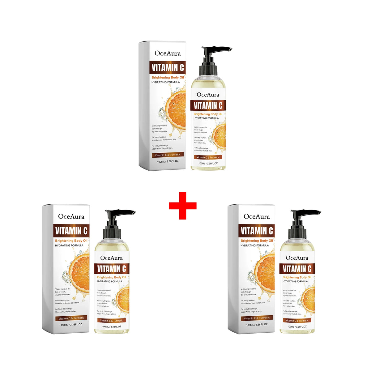 Turmeric Vitamin C Glow Body Oil for Brightening and Hydration