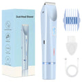 2-in-1 Waterproof Electric Hair Shaver for Body and Face