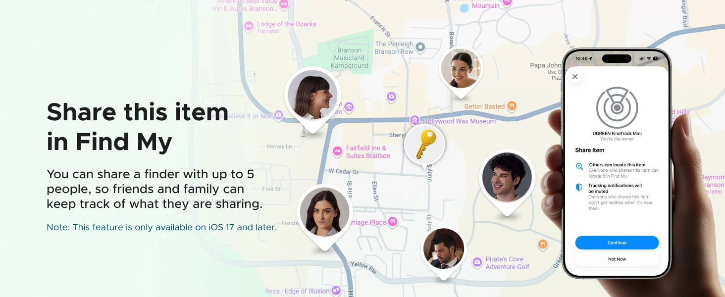 Smart Bluetooth Item Tracker for Apple Find My - 16