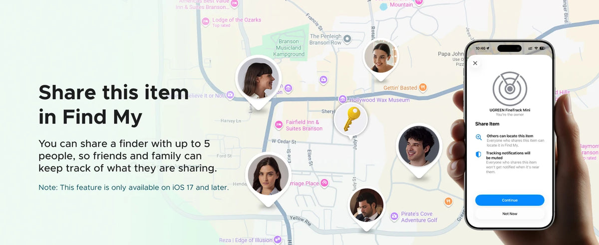 Smart Bluetooth Item Tracker for Apple Find My