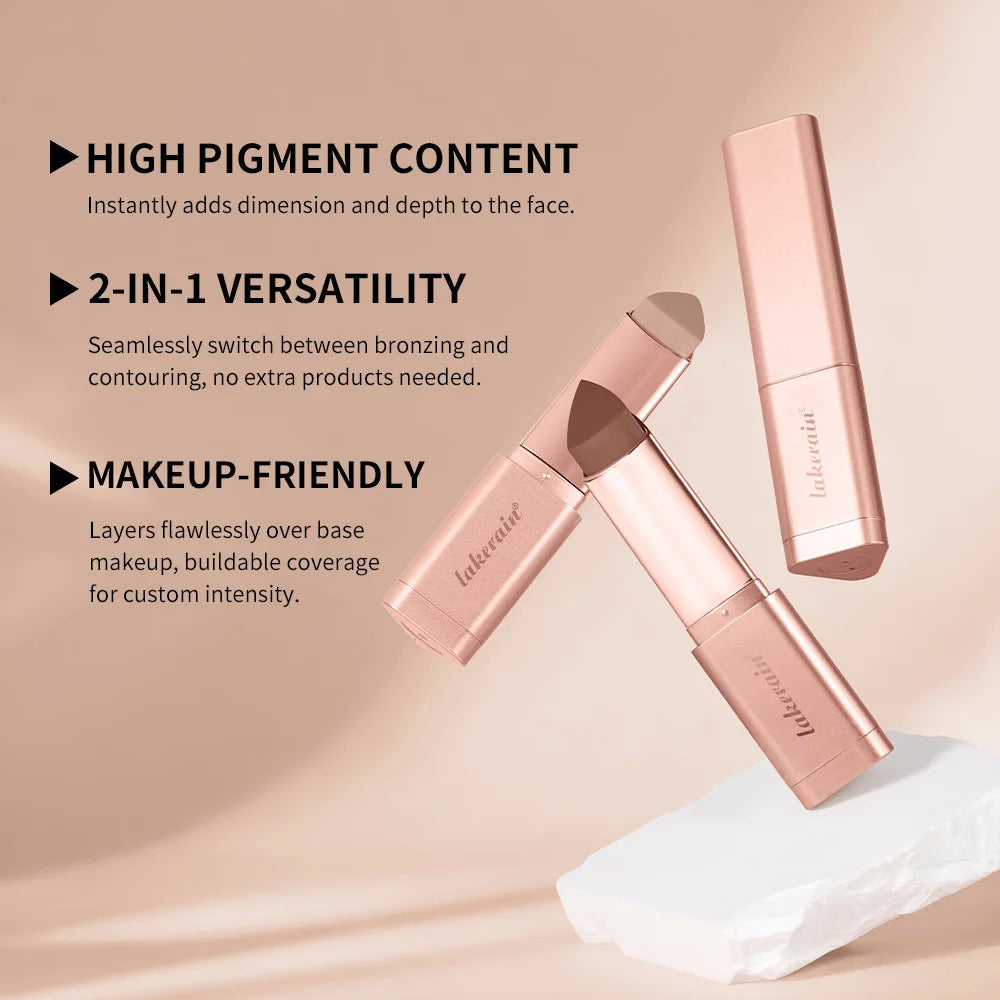 Cream Bronzing Stick for Natural Face Contour and Sculpting - 3